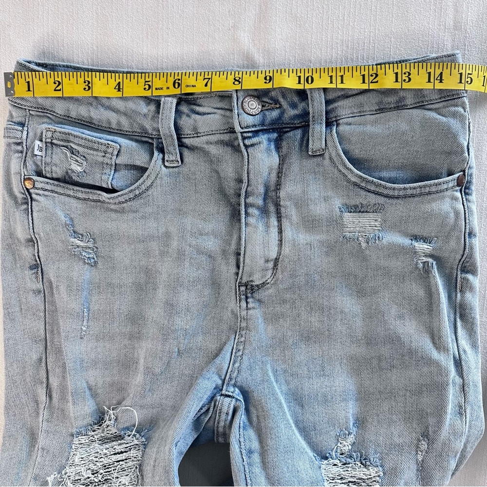 Judy Blue Skinny Fit High Rise Jeans‎ size 29 women’s distressed stretch - Picture 7 of 8